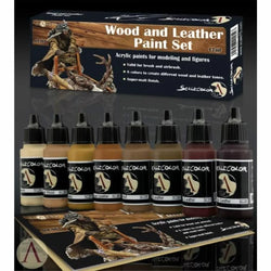Scale 75 Wood and Leather Paint Set
