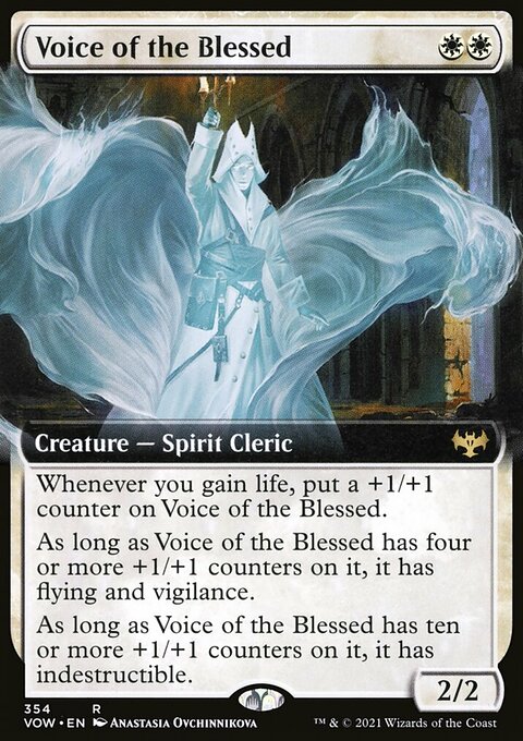 Voice of the Blessed (Extended Art) [Innistrad: Crimson Vow]