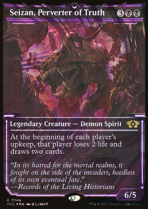Seizan, Perverter of Truth (Halo Foil) [Multiverse Legends]