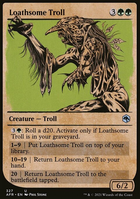 Loathsome Troll (Showcase) [Dungeons & Dragons: Adventures in the Forgotten Realms]