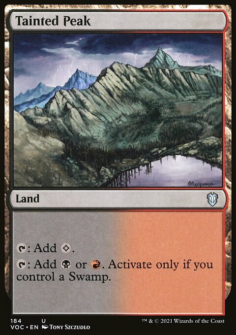 Tainted Peak [Innistrad: Crimson Vow Commander]