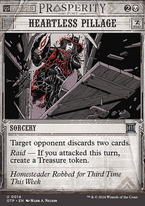 Heartless Pillage [Outlaws of Thunder Junction: Breaking News]