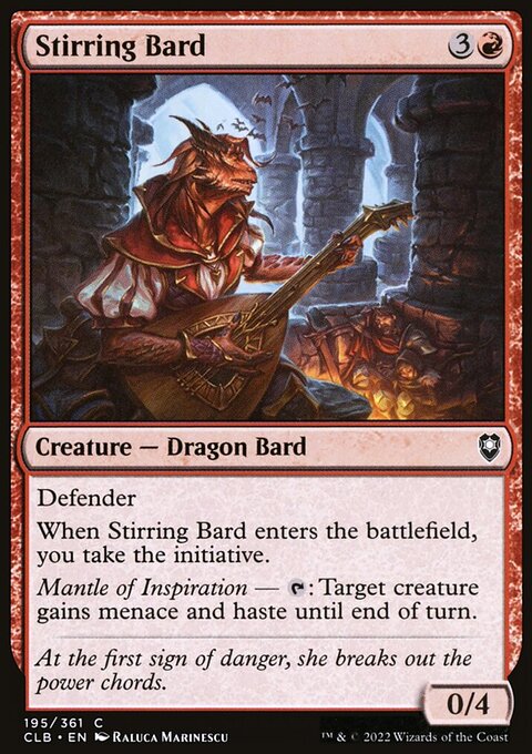 Stirring Bard [Commander Legends: Battle for Baldur's Gate]