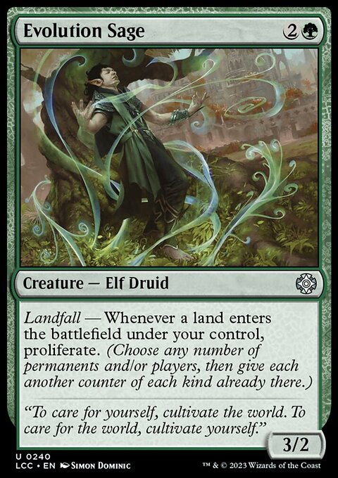 Evolution Sage [The Lost Caverns of Ixalan Commander]