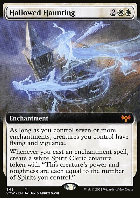 Hallowed Haunting (Extended Art) [Innistrad: Crimson Vow]