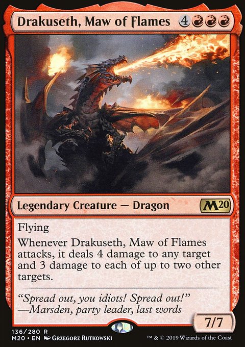 Drakuseth, Maw of Flames [Core Set 2020]