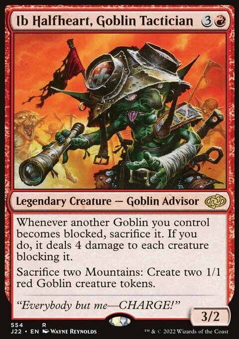 Ib Halfheart, Goblin Tactician [Jumpstart 2022]