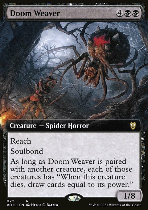 Doom Weaver (Extended Art) [Innistrad: Crimson Vow Commander]