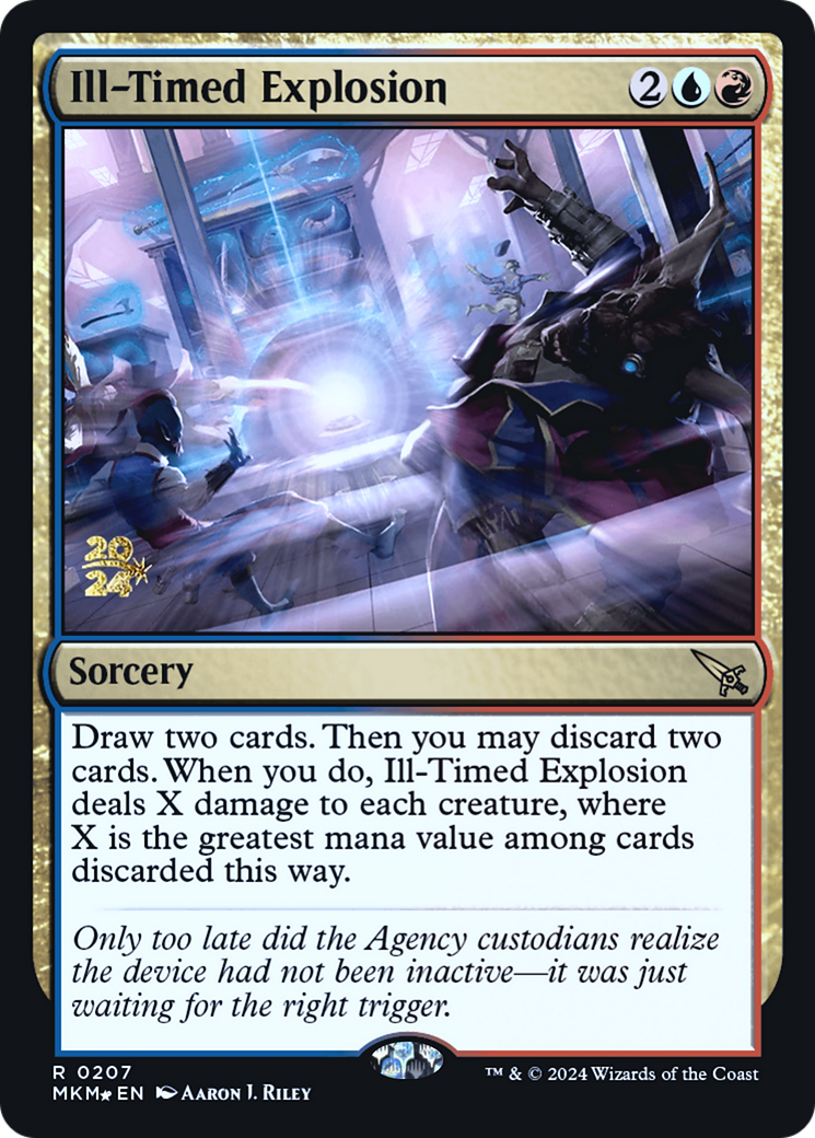 Ill-Timed Explosion [Murders at Karlov Manor Prerelease Promos]