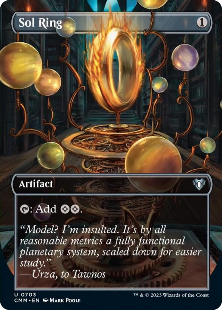 Sol Ring (Borderless Alternate Art) [Commander Masters]