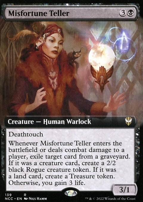 Misfortune Teller (Extended Art) [Streets of New Capenna Commander]