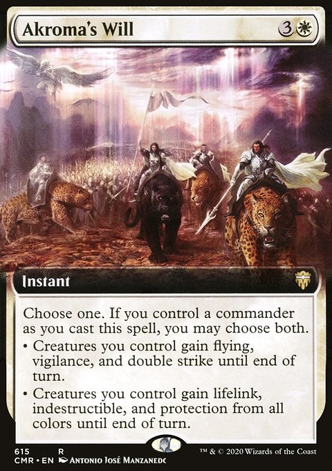 Akroma's Will (Extended Art) [Commander Legends]