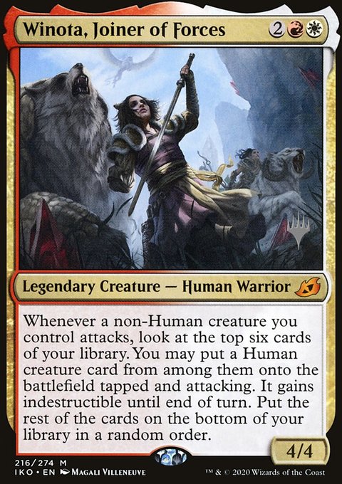 Winota, Joiner of Forces (Promo Pack) [Ikoria: Lair of Behemoths Promos]