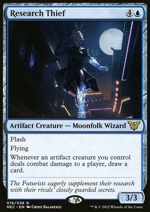 Research Thief [Kamigawa: Neon Dynasty Commander]