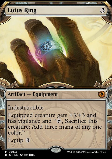 Lotus Ring (Showcase) [Outlaws of Thunder Junction: The Big Score]