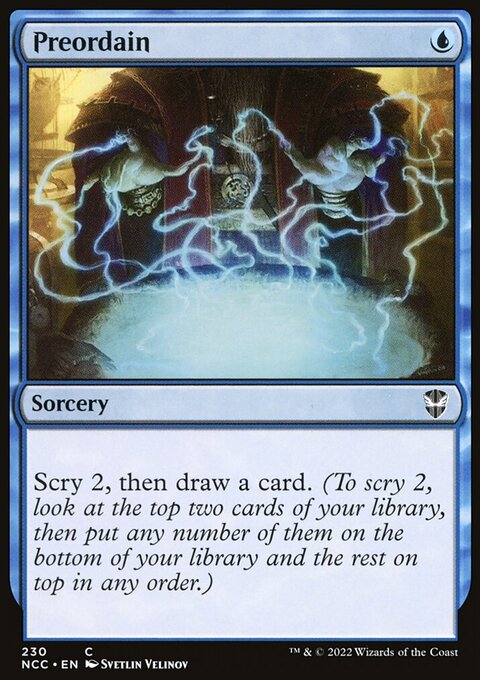 Preordain [Streets of New Capenna Commander]