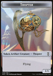 Thopter // Treasure (013) Double-Sided Token [Streets of New Capenna Commander Tokens]