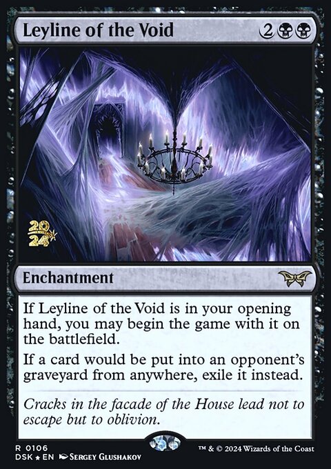 Leyline of the Void (0106) [Duskmourn: House of Horror Prerelease Promos]