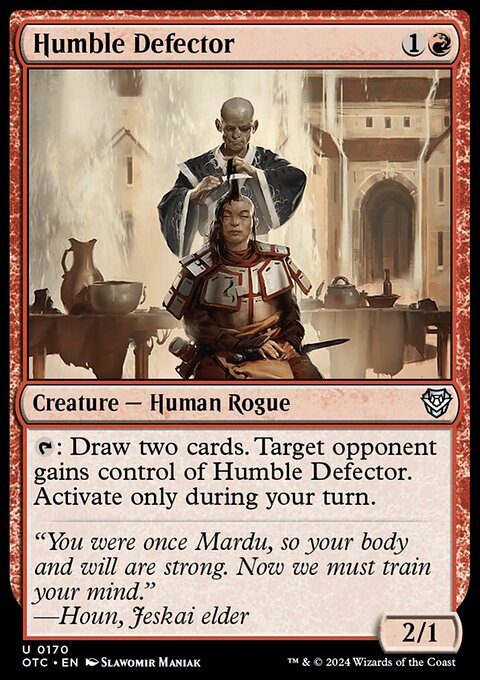 Humble Defector [Outlaws of Thunder Junction Commander]