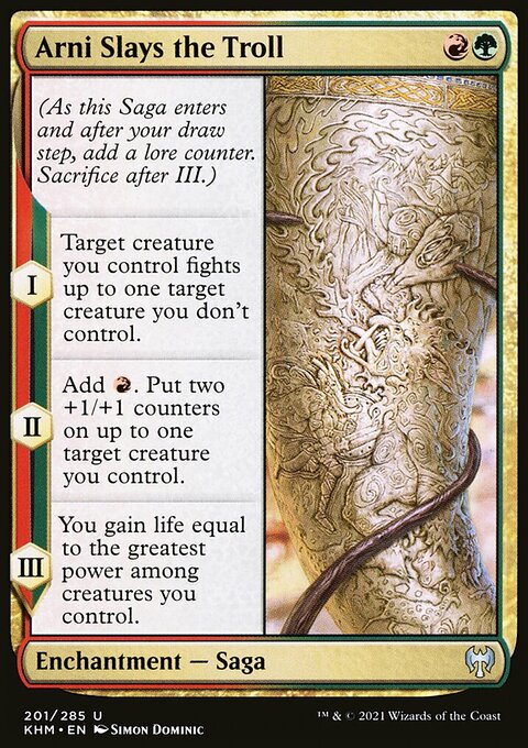Arni Slays the Troll [Kaldheim]
