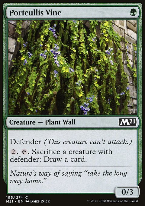 Portcullis Vine [Core Set 2021]