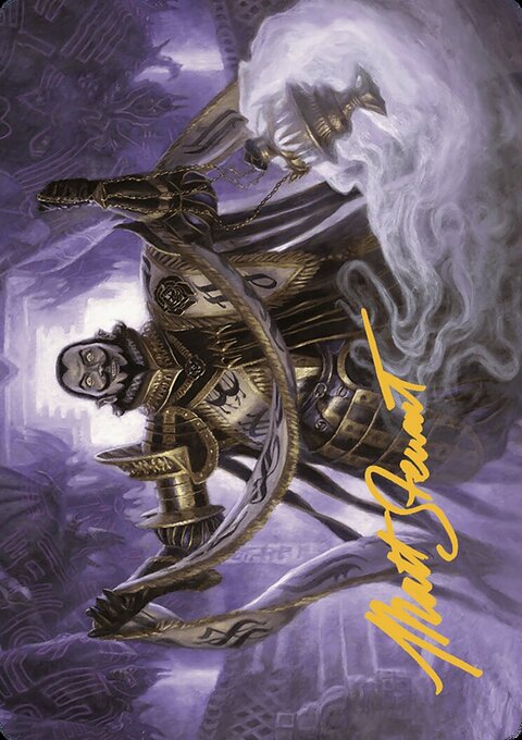 Clavileno, First of the Blessed Art Card (70/81) (Gold-Stamped Signature) [The Lost Caverns of Ixalan Art Series]