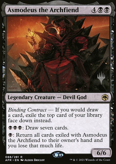 Asmodeus the Archfiend (Promo Pack) [Dungeons & Dragons: Adventures in the Forgotten Realms Promos]