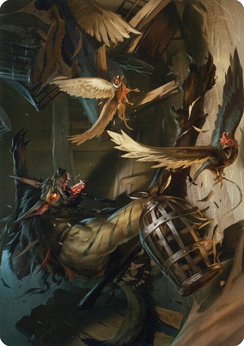 Wing Shredder Art Card [Innistrad: Midnight Hunt Art Series]