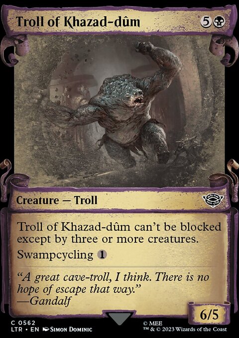 Troll of Khazad-dum [The Lord of the Rings: Tales of Middle-Earth Showcase Scrolls]