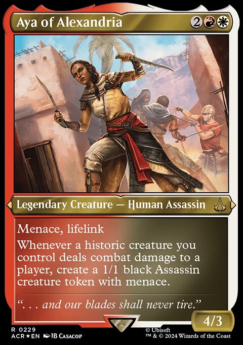 Aya of Alexandria (Foil Etched) [Assassin's Creed]