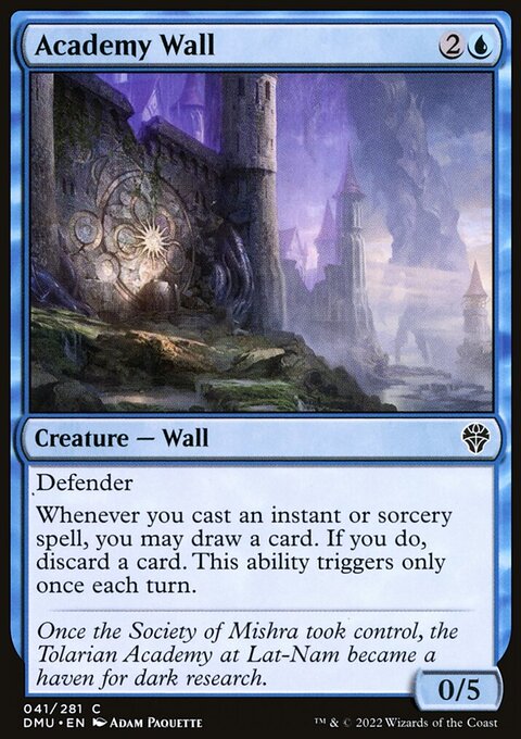 Academy Wall [Dominaria United]