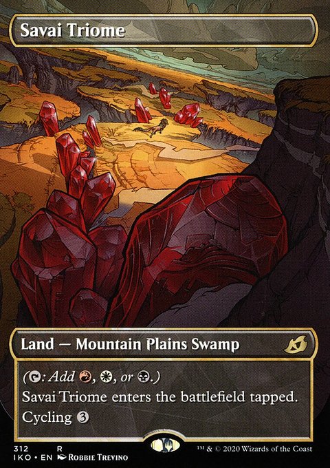 Savai Triome (Showcase) [Ikoria: Lair of Behemoths]