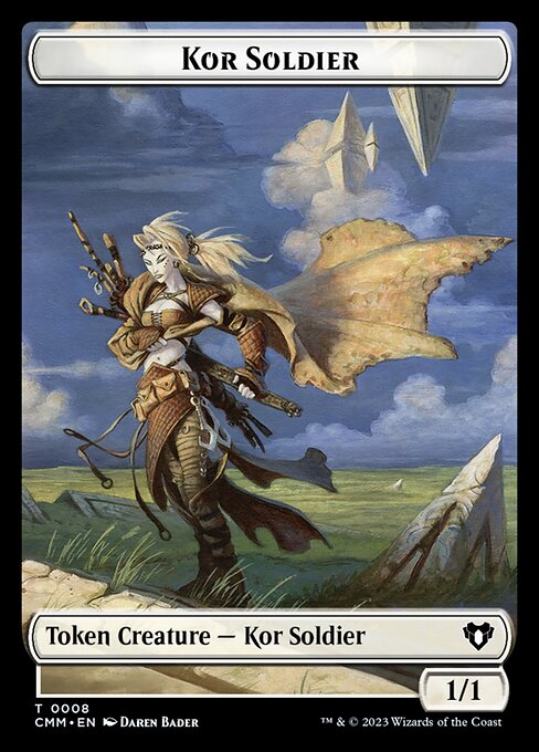 Servo // Kor Soldier Double-Sided Token [Commander Masters Tokens]
