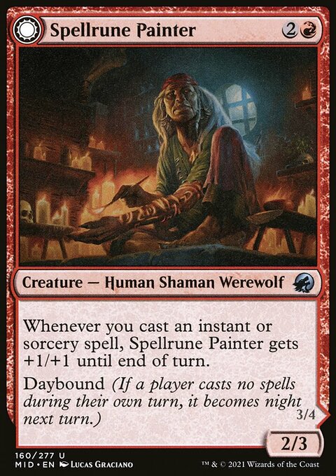 Spellrune Painter // Spellrune Howler [Innistrad: Midnight Hunt]