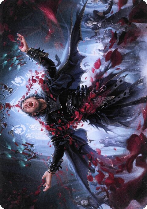 Bloodsoaked Reveler Art Card [Innistrad: Crimson Vow Art Series]