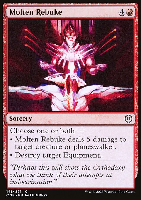 Molten Rebuke [Phyrexia: All Will Be One]