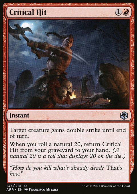 Critical Hit [Dungeons & Dragons: Adventures in the Forgotten Realms]