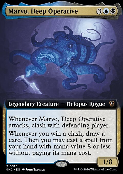 Marvo, Deep Operative (Extended Art) [Murders at Karlov Manor Commander]