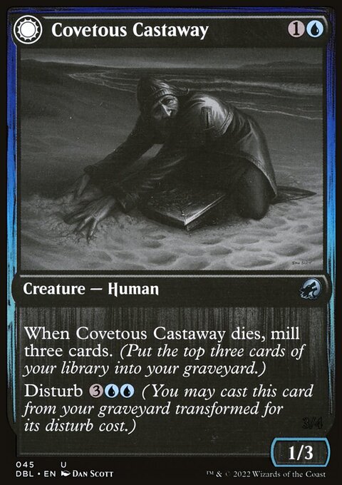 Covetous Castaway // Ghostly Castigator [Innistrad: Double Feature]