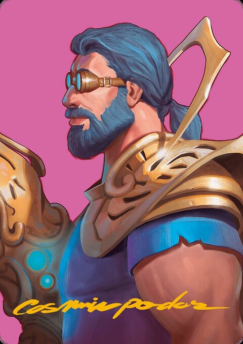 Satya, Aetherflux Genius Art Card [Modern Horizons 3 Art Series]