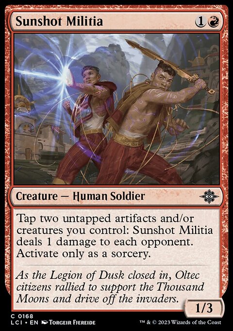 Sunshot Militia [The Lost Caverns of Ixalan]