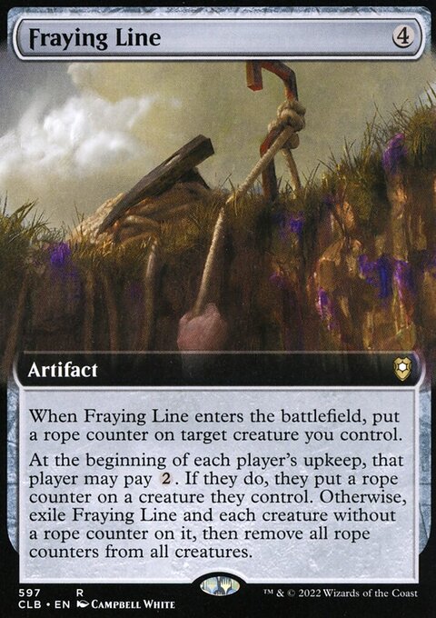 Fraying Line (Extended Art) [Commander Legends: Battle for Baldur's Gate]