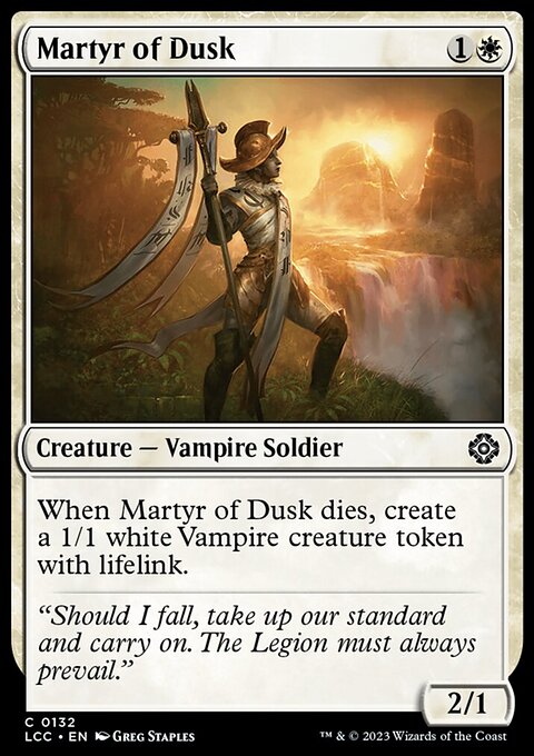 Martyr of Dusk [The Lost Caverns of Ixalan Commander]