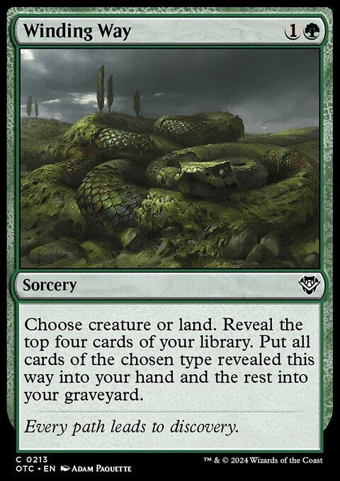 Winding Way [Outlaws of Thunder Junction Commander]