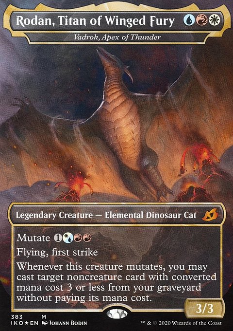 Vadrok, Apex of Thunder - Rodan, Titan of Winged Fury (Godzilla Series) [Ikoria: Lair of Behemoths]