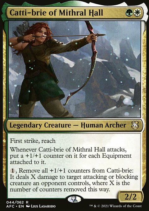 Catti-brie of Mithral Hall [Dungeons & Dragons: Adventures in the Forgotten Realms Commander]