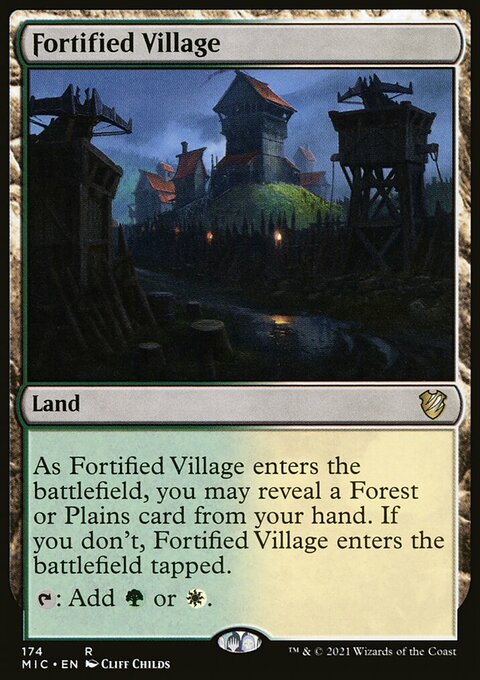 Fortified Village [Innistrad: Midnight Hunt Commander]