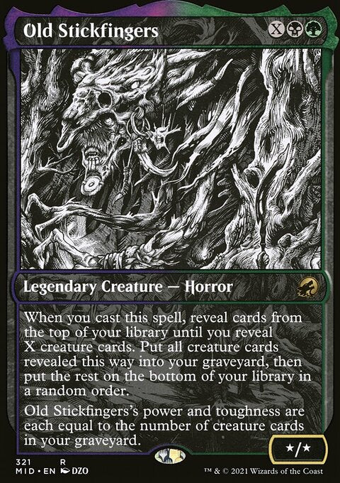 Old Stickfingers (Showcase Eternal Night) [Innistrad: Midnight Hunt]