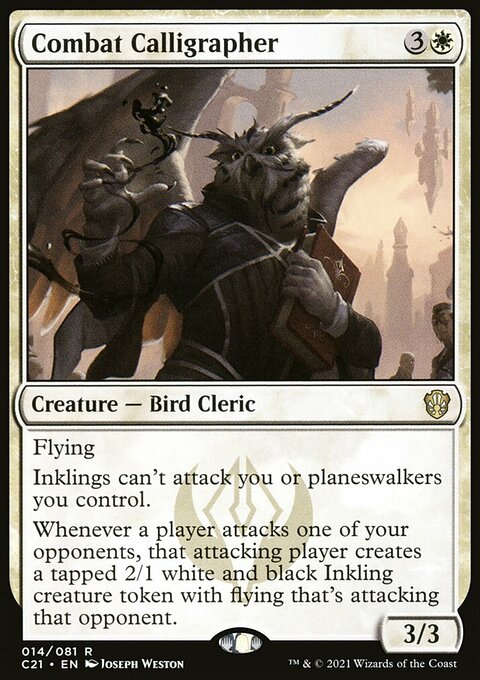 Combat Calligrapher [Commander 2021]