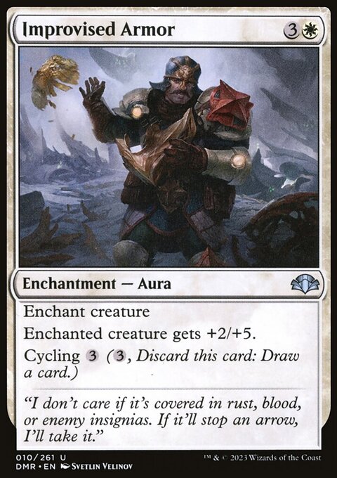 Improvised Armor [Dominaria Remastered]